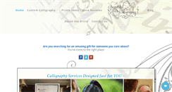 Desktop Screenshot of beautifulcalligraphy.com